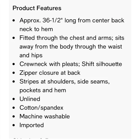 Tommy Hilfiger red,
Striped-Trim, Sleeveless Dress - XL - Picture 5 of 5